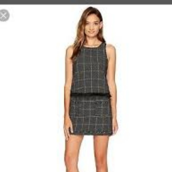 New BISHOP & YOUNG Tweed Fringe Crop Top - Picture 4 of 9